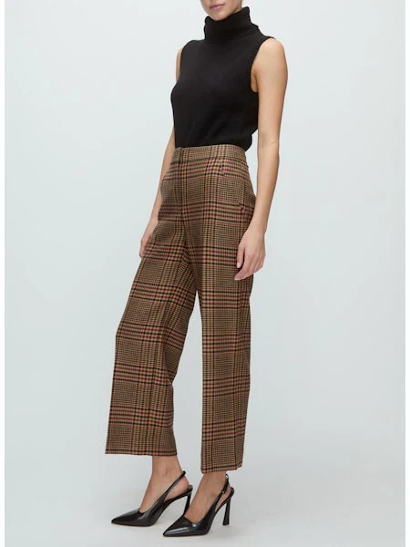 Veronica Beard | Brixton Plaid Pant