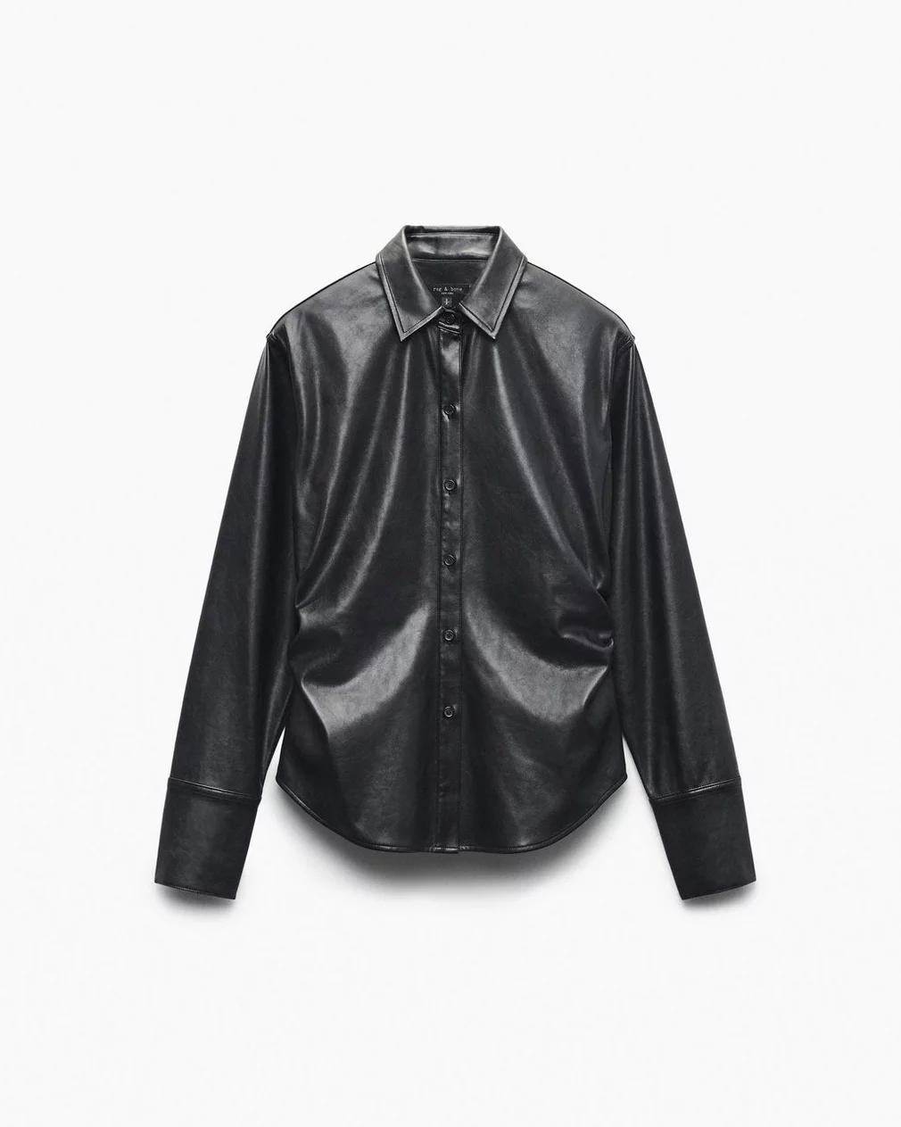 Rag & Bone | Leah Faux Leather Shirt