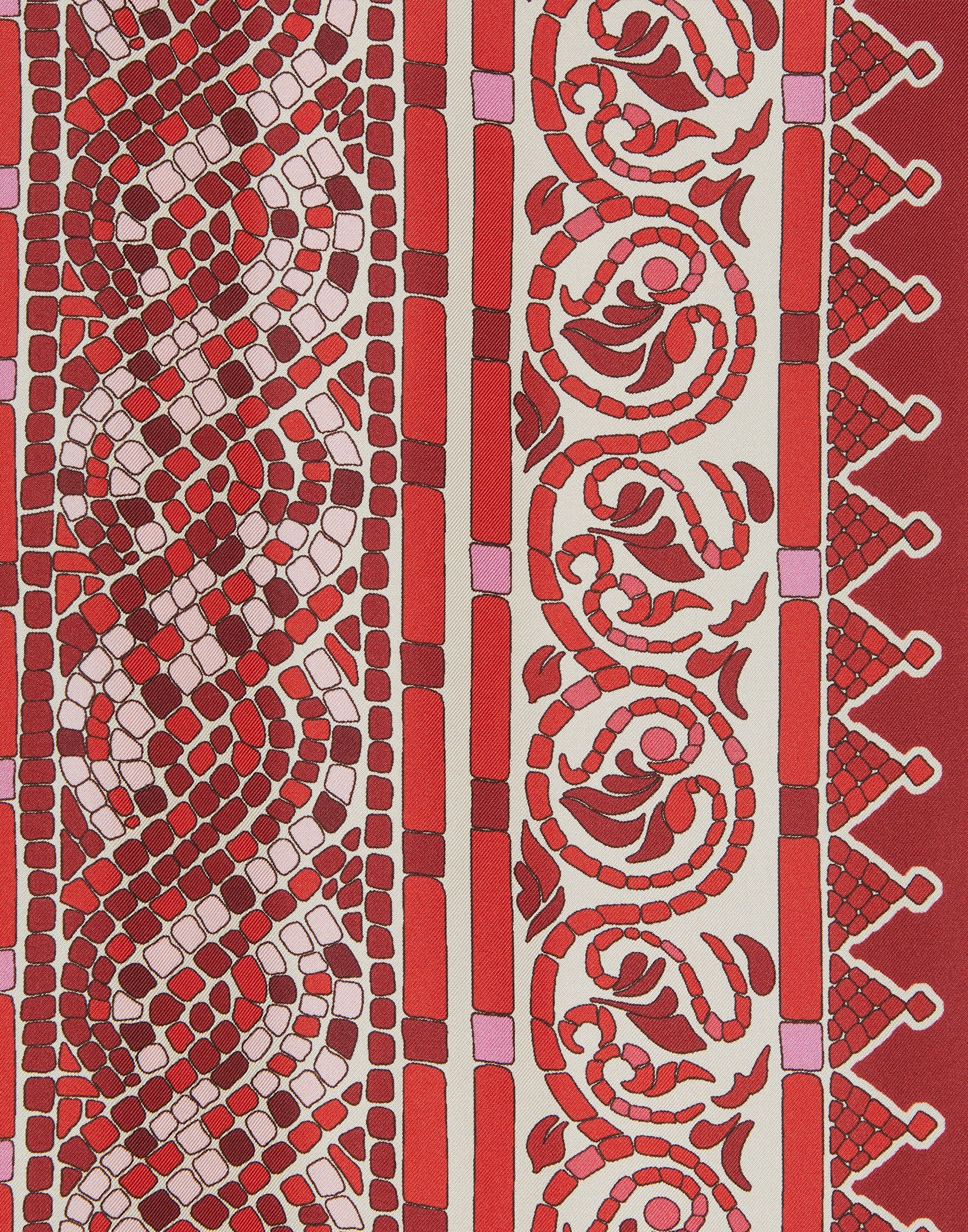 La Double J | Palazzo Pants in Cobra Red Silk Swill