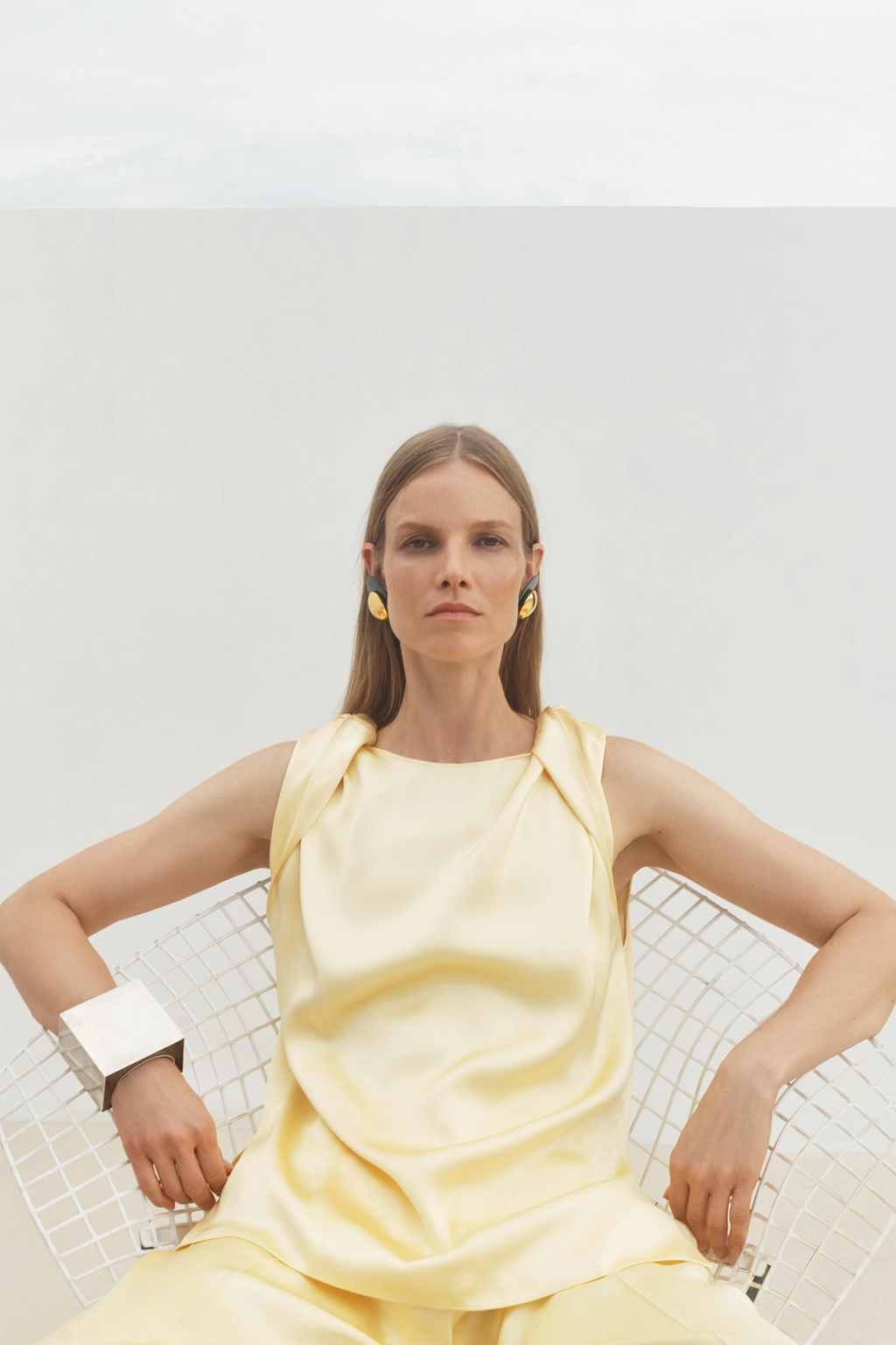 Another Tomorrow | Twist Shoulder Top