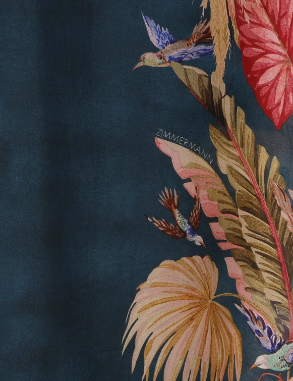 Zimmermann | Ascension Relaxed Pant in Dark Blue