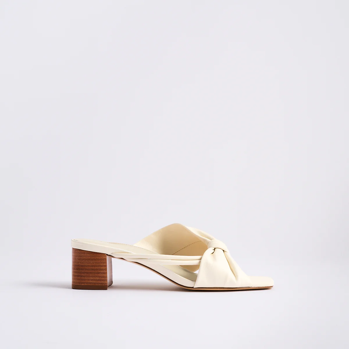 Marion Parke | Laney 45 Sandal in Light Cream Nappa