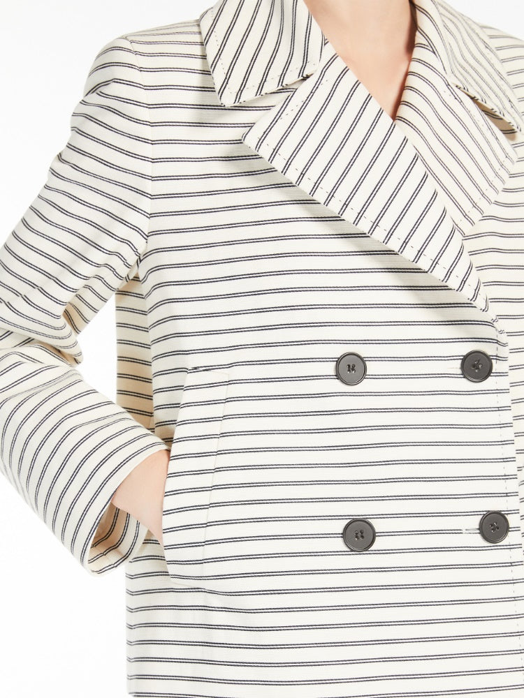 Max Mara | Striped Cotton Ottoman Jacket