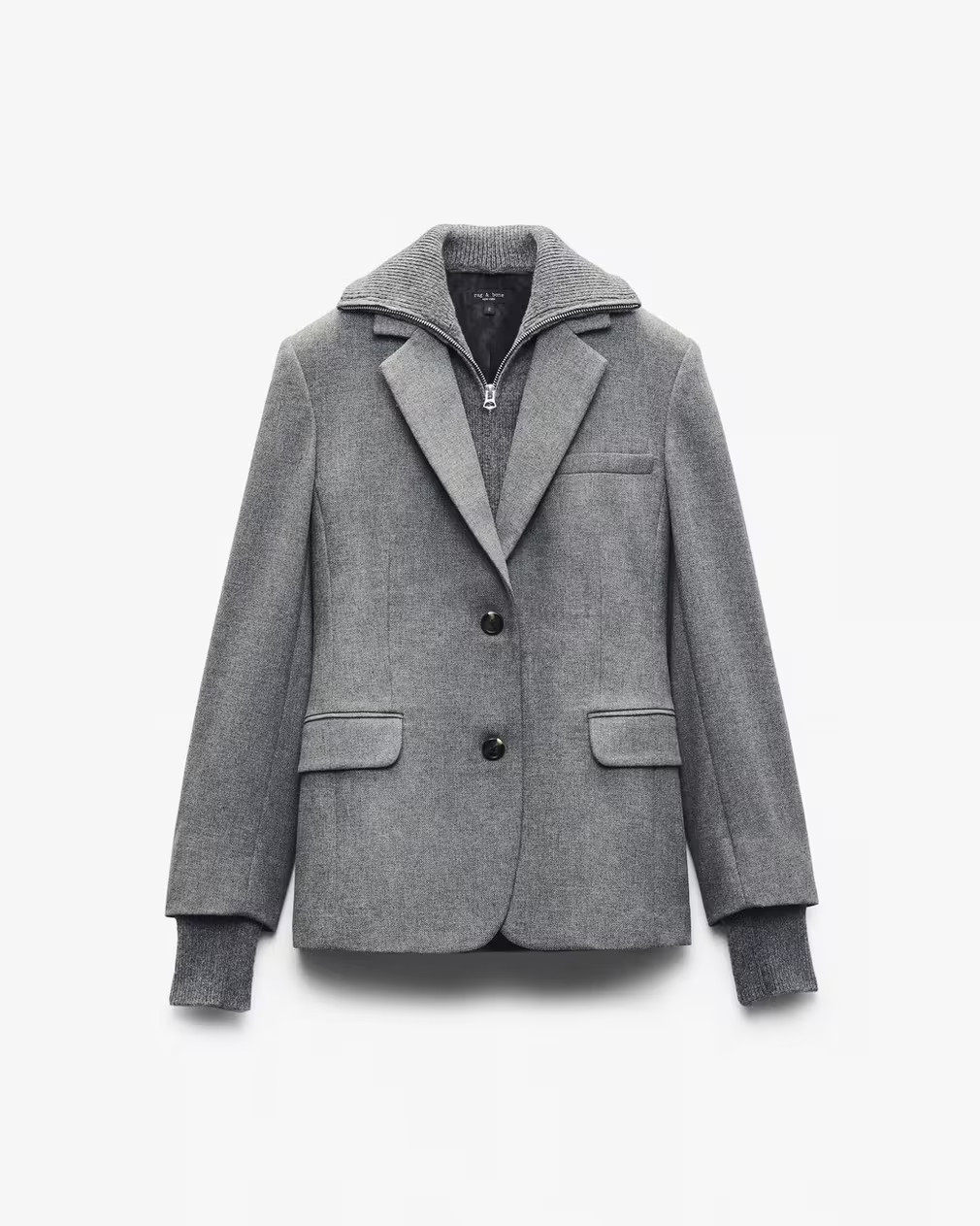 Rag & Bone | Frank Mix-Media Blazer