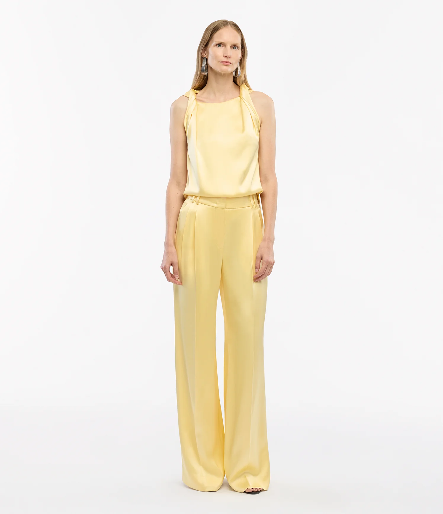 Another Tomorrow | Twist Shoulder Top