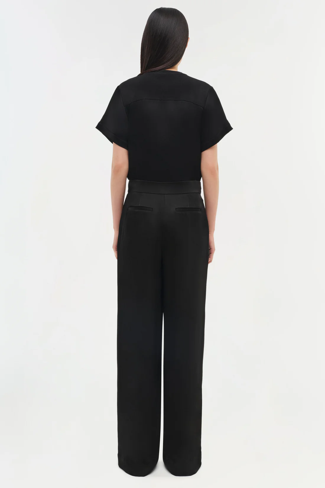Simkhai | Kyra Satin Pant in Black