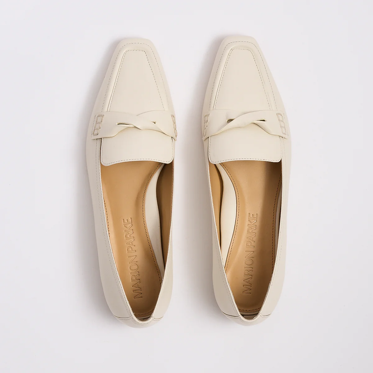Marion Parke | Courtney Loafer in Light Cream