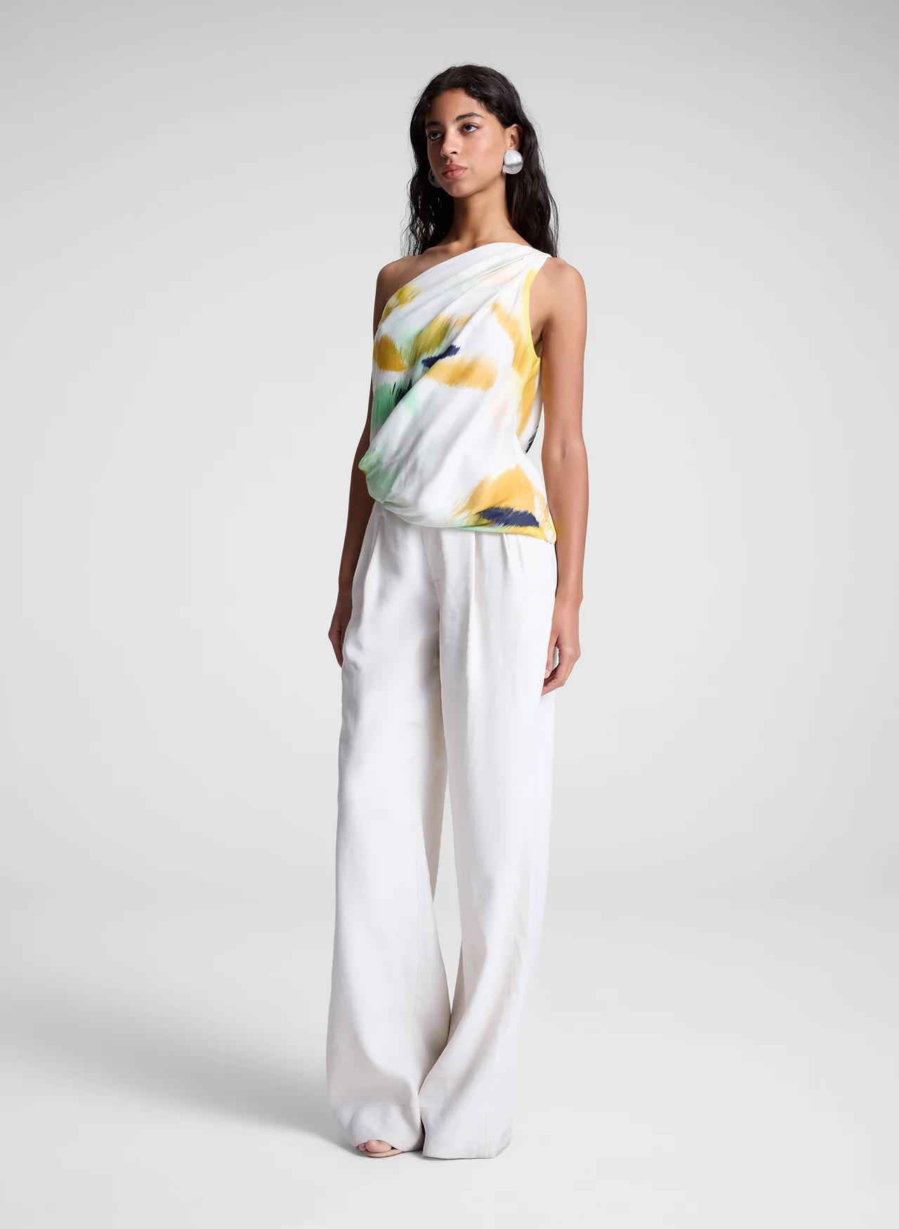 A.L.C. | Aster Satin One Shoulder Top