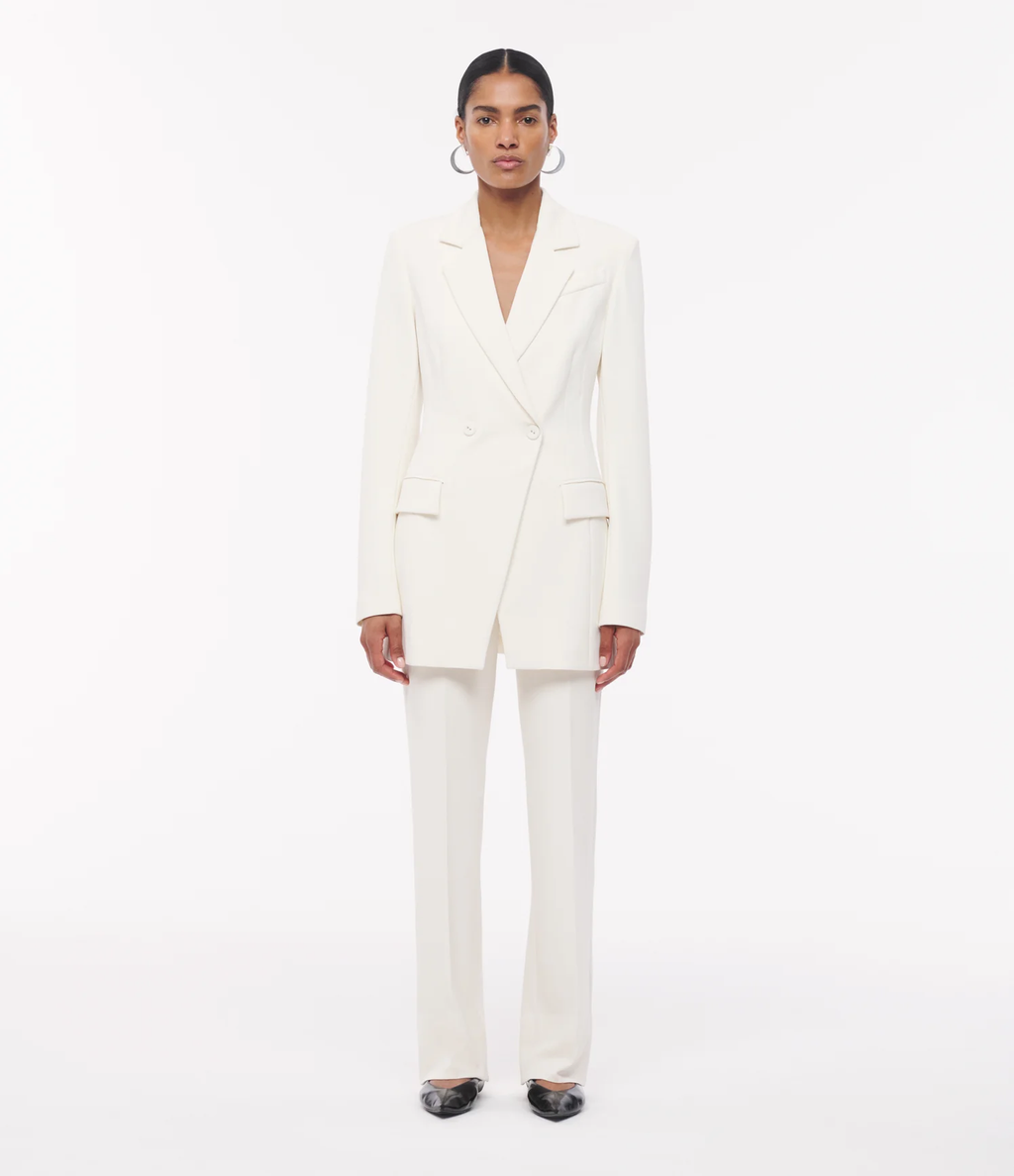 Another Tomorrow | Jersey Jacket in Vanilla