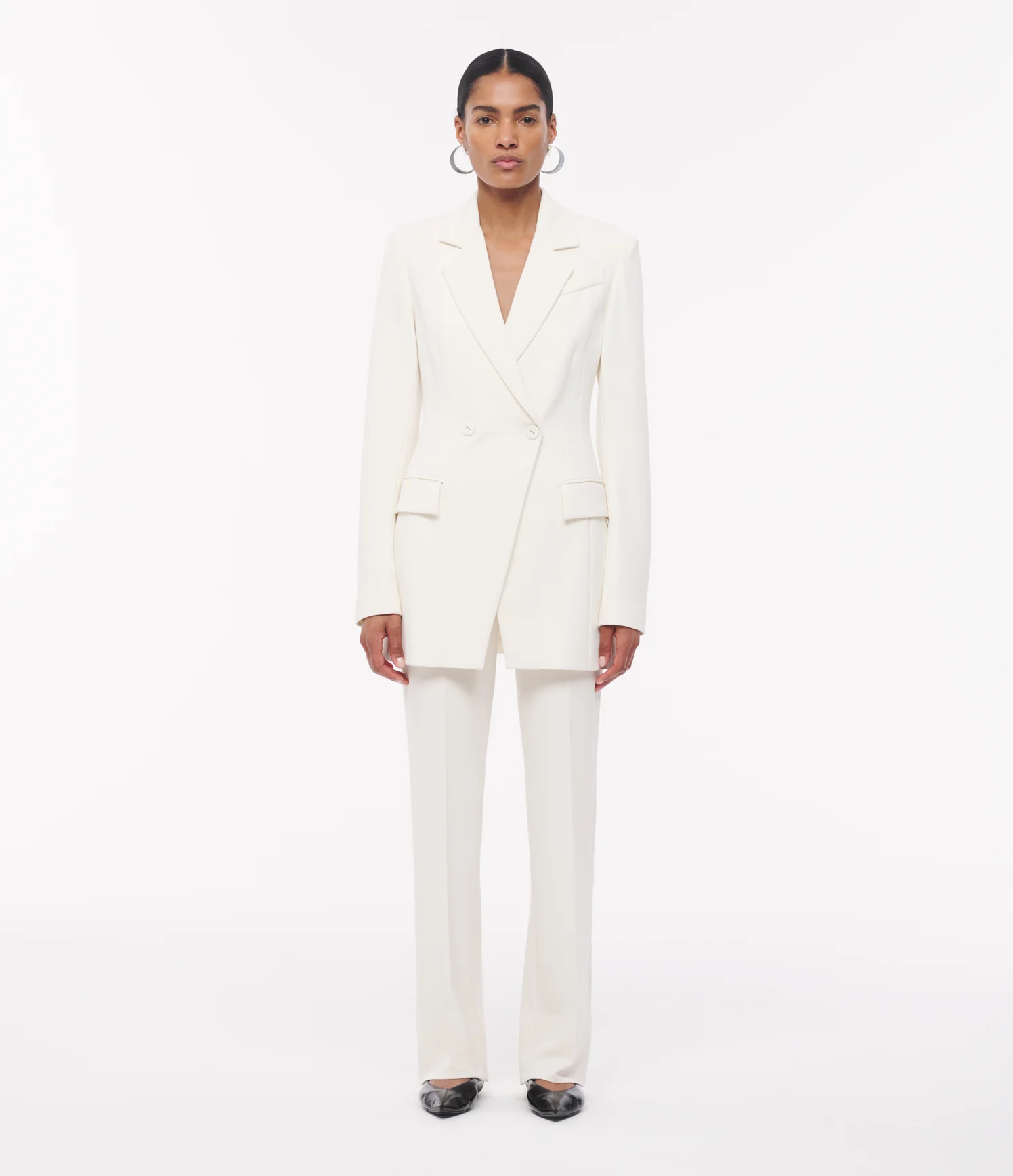 Another Tomorrow | Jersey Jacket in Vanilla