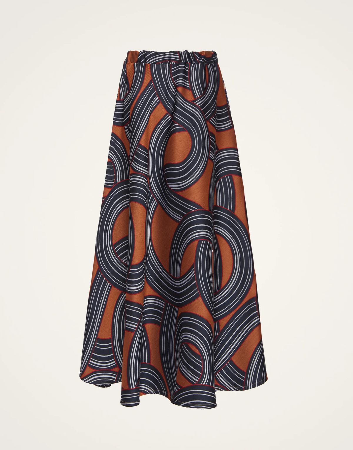 La Double J | Drawstring Skirt in Montecarlo Blue