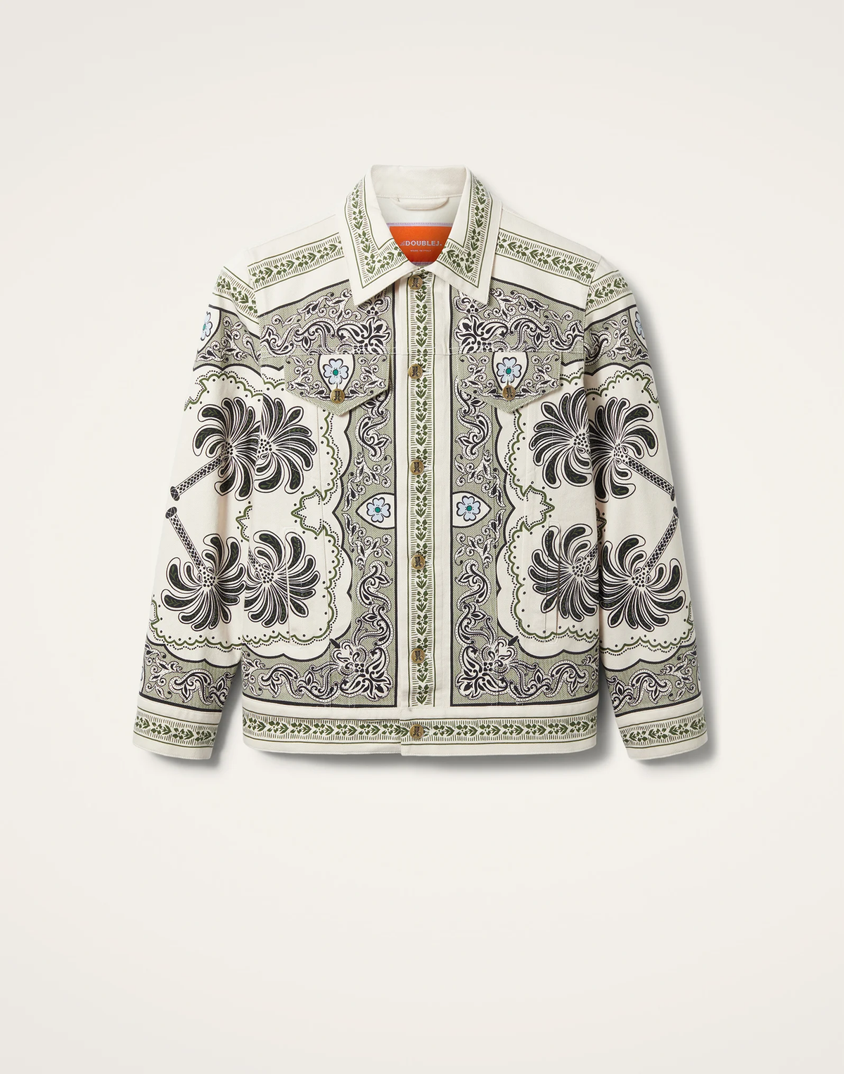 La Double J | JJ Jean Jacket in Mirage Placee