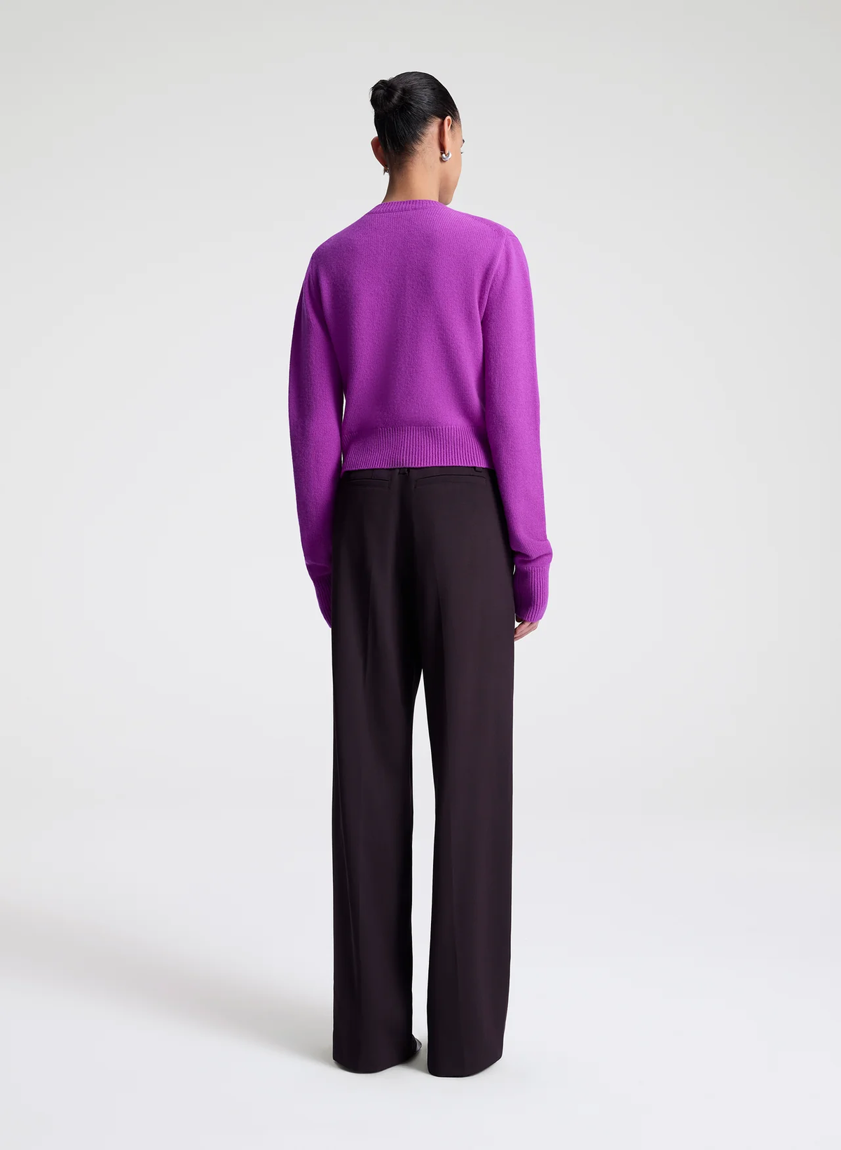 A.L.C. | Skyler Cashmere Cardigan in Fuchsia