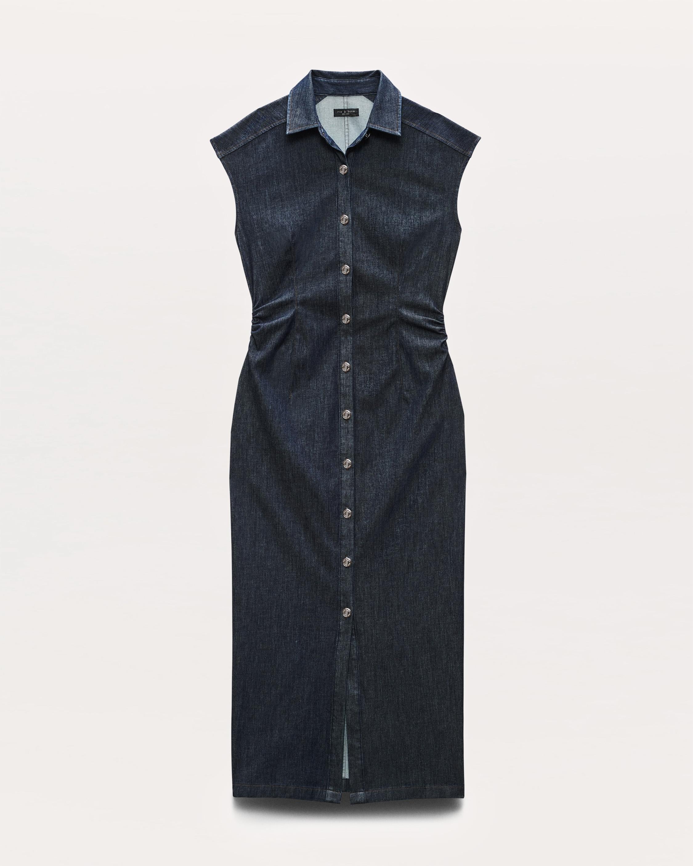 Rag & Bone | Leah Denim Midi Dress