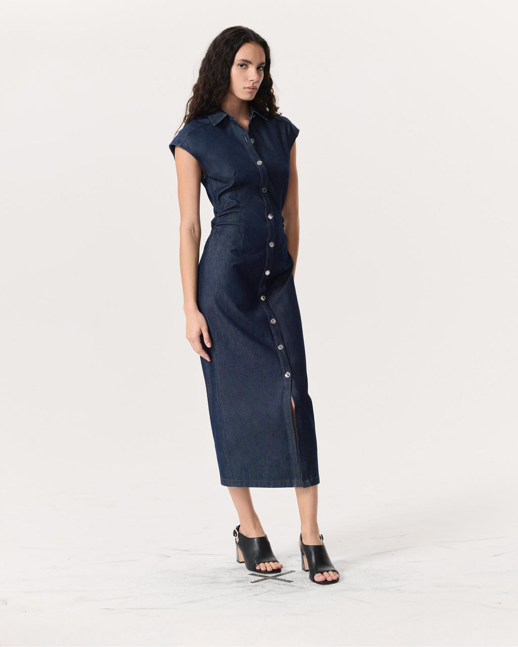 Rag & Bone | Leah Denim Midi Dress