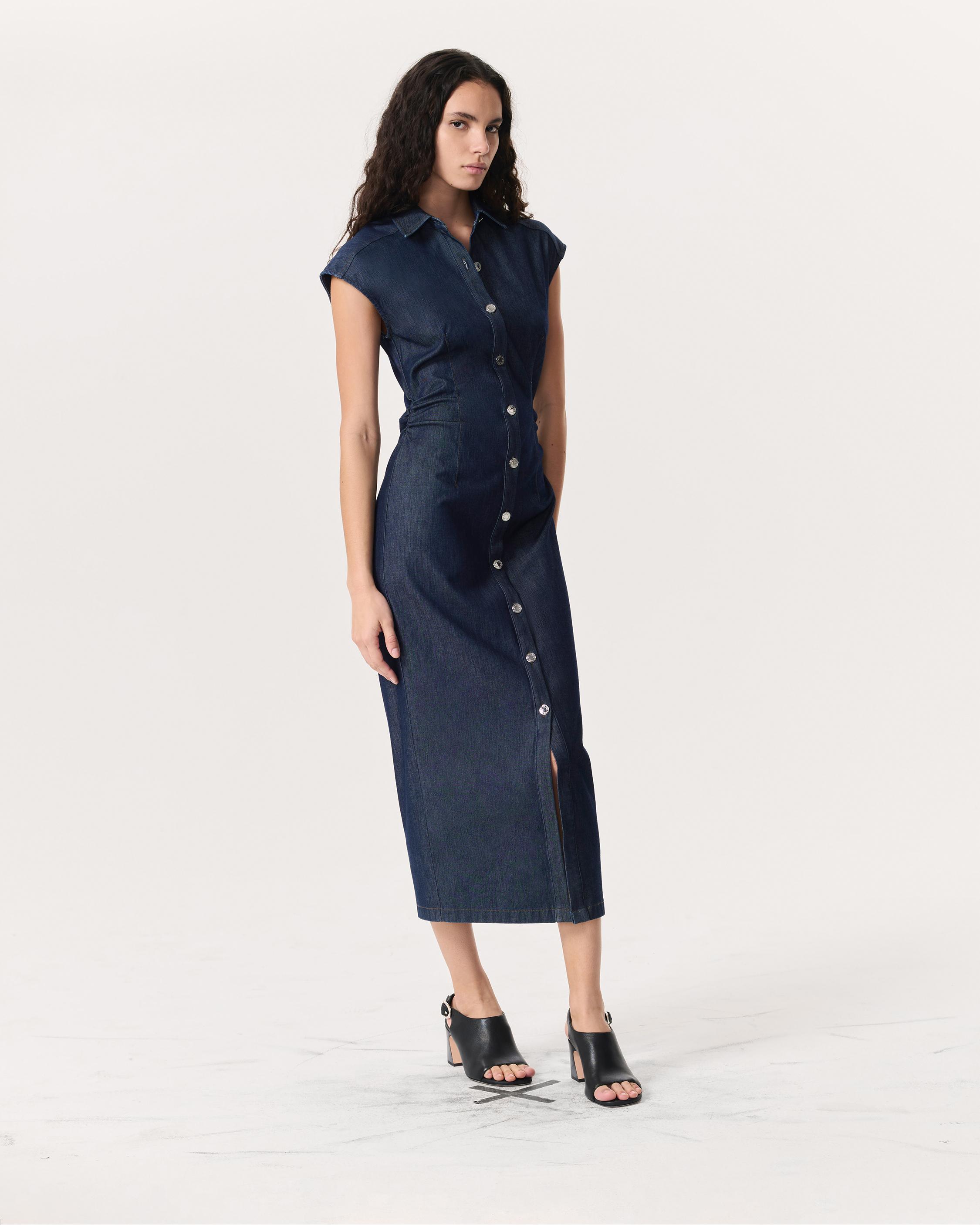 Rag & Bone | Leah Denim Midi Dress