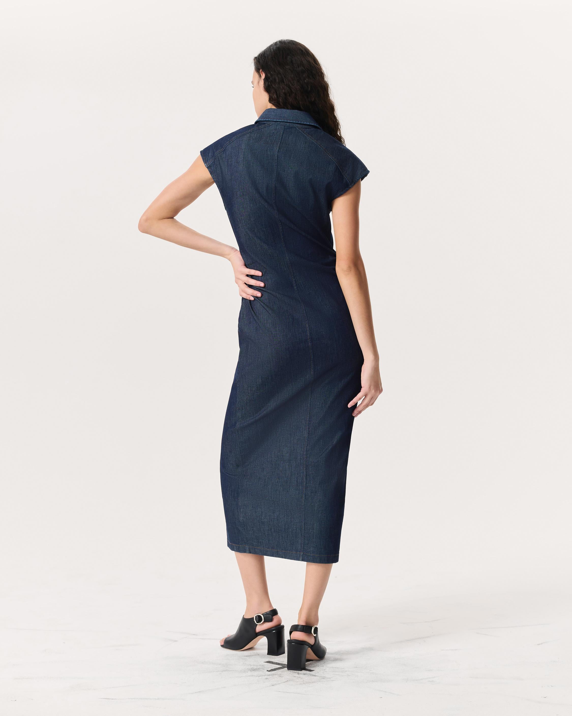 Rag & Bone | Leah Denim Midi Dress