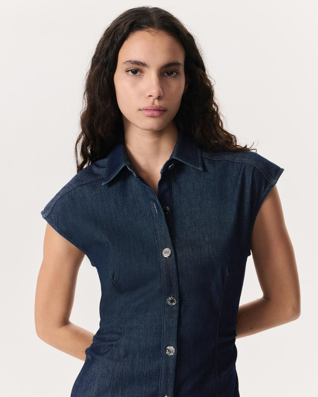 Rag & Bone | Leah Denim Midi Dress