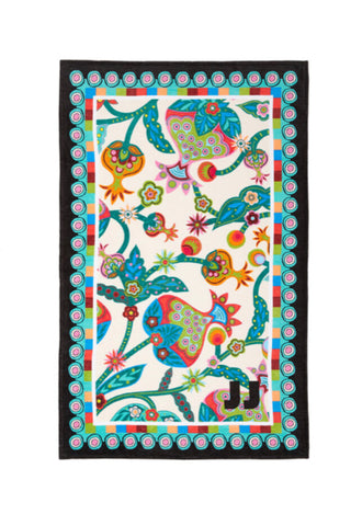 La Double J. | Beach Towels Tree Of Life Bianco in Terry